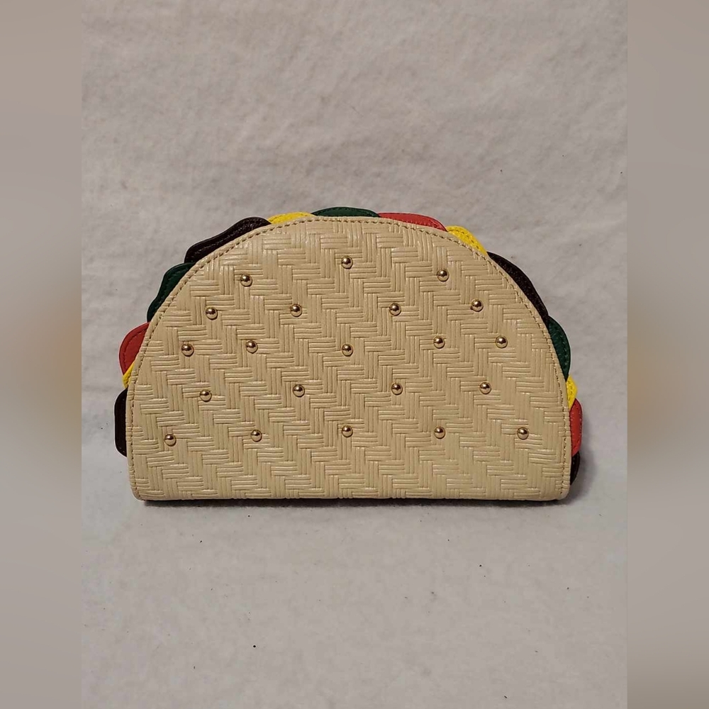 taco purse clutch crossbody handbag